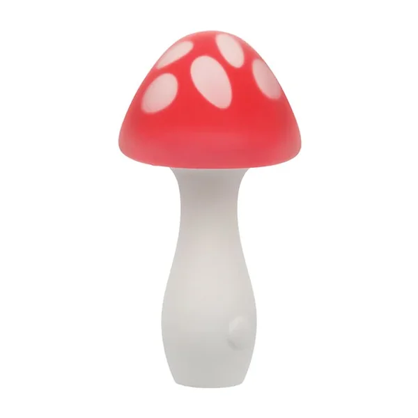 Naughty Bites Muff Shroom Playful Massager – Red/White