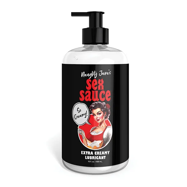 Naughty Jane's Sex Sauce Extra Creamy Lubricant - oz