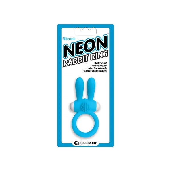 NEON RABBIT RING BLUE