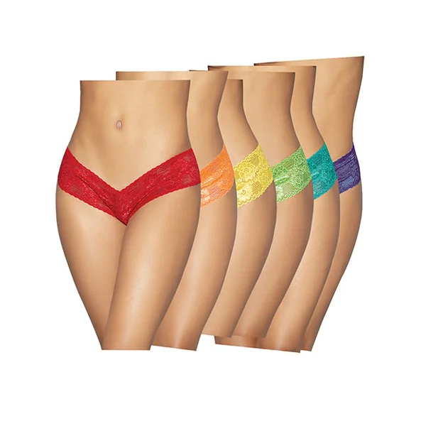 Neons 6 Piece Panty Pack