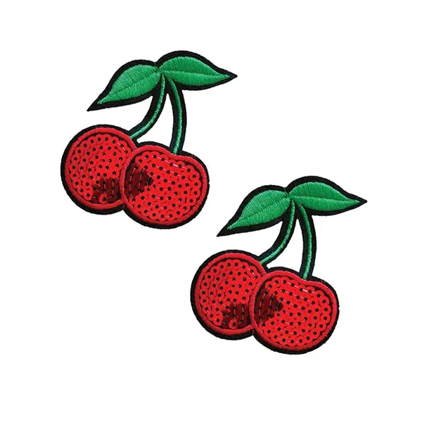 Neva Nude Sequin Cherry Pasties (2 Wears) – Red O/S