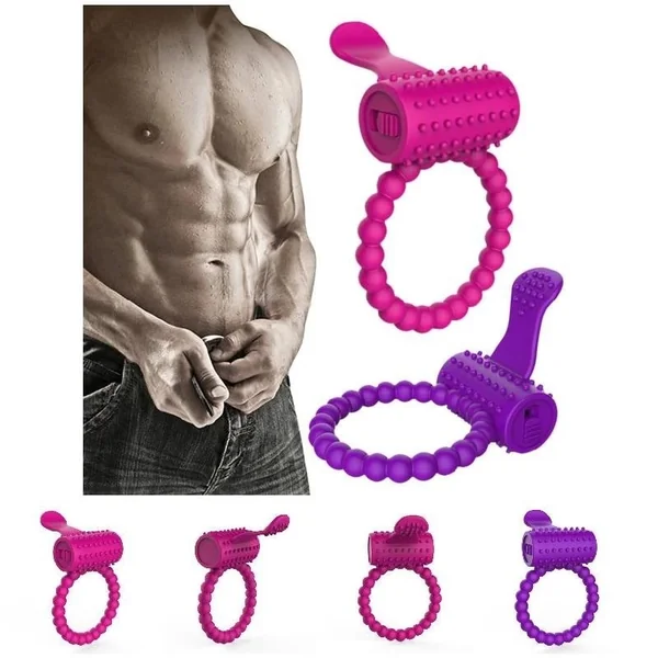 New Men Vibrator Ring for Penis Cock Extender Ring Delay Ejaculation Sex Man Toys Adult Toy Erotic Toys Sex Toys SN-Hot