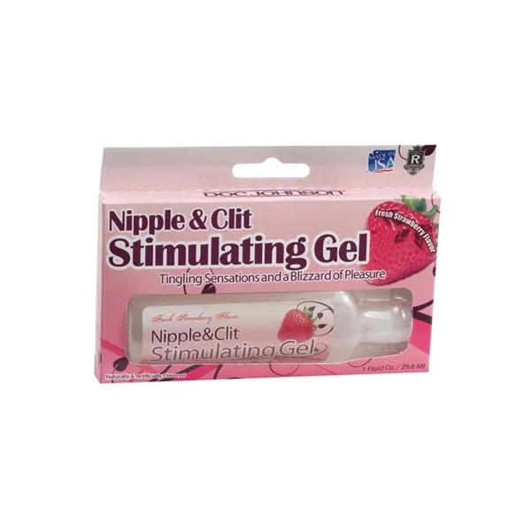 Nipple and Clit Stimulating Gel 1 Oz - Strawberry