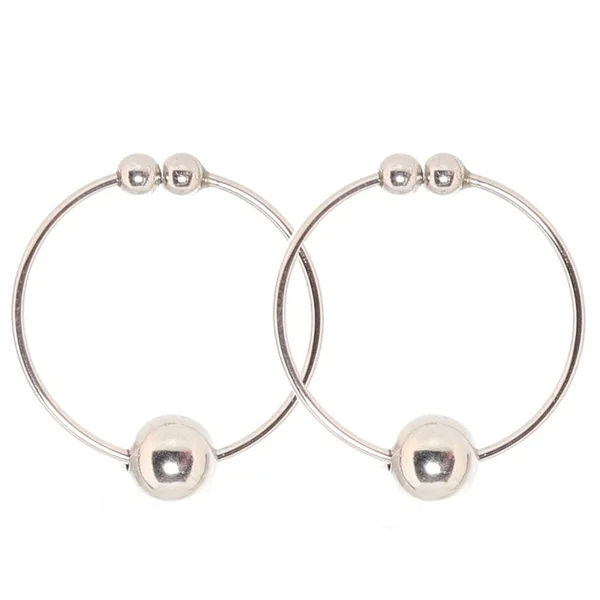 Nipple Bull Rings in Silver