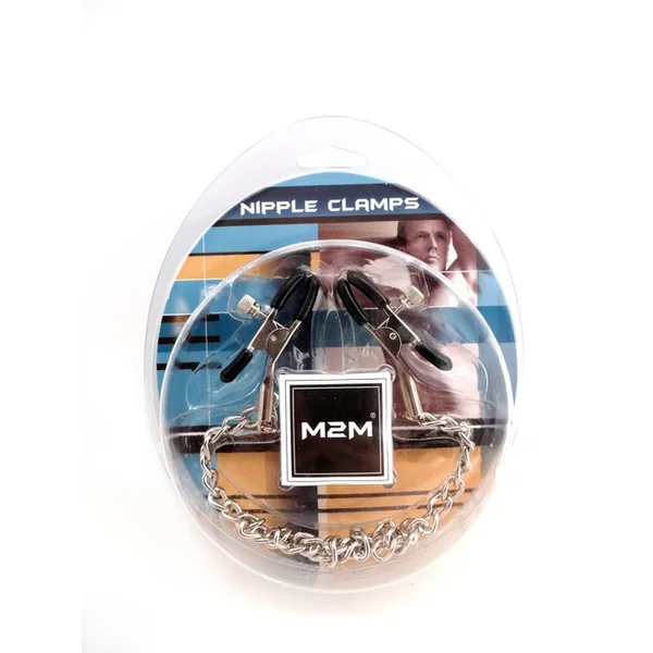NIPPLE CLAMPS SMALL PLIER CHROME W/CHAIN