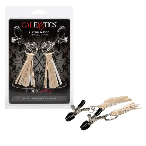 Nipple Play – Tassel Clamps – Gold