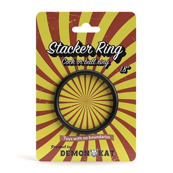 NO ETA Demon Kat 1.8' Stacker Ring - Black