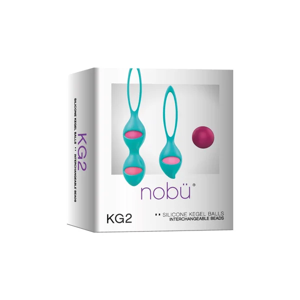 Nobü Essentials – KG2 Silicone Kegel Balls – Teal