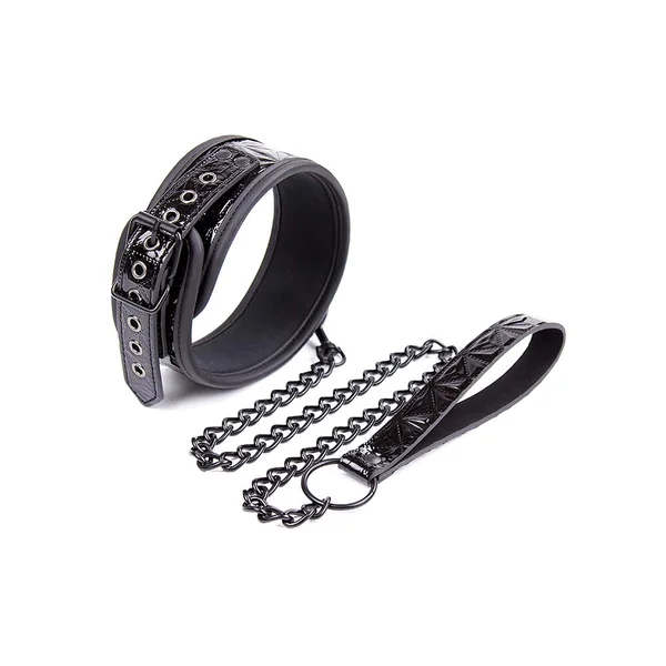 Nobü Fetish – CL1 Choker & Leash Set – Black