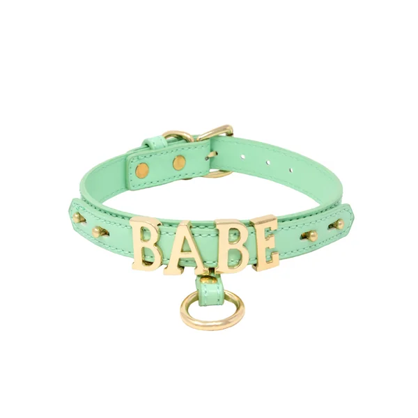 Nobü Fetish – CL7 Babe Collar – Green