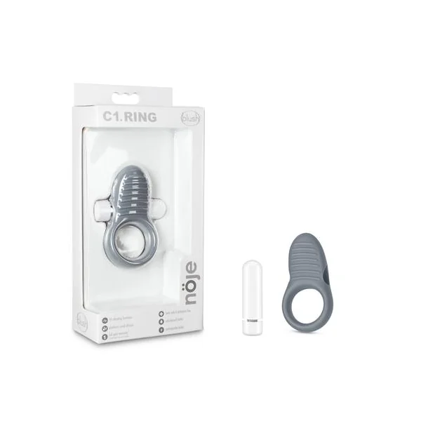 Noje C1 Slate Vibrating Cock Ring by Blush Novelties