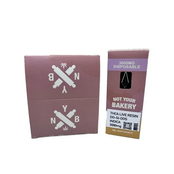 Not Your Bakery THC-A 3g Disposable DO-SI-DOS Indica