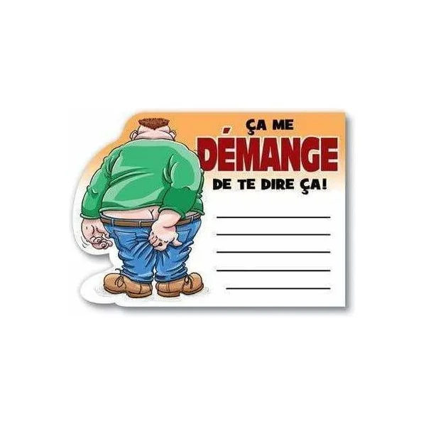 Notepad - Post It - Ca me démange de te dire ca !