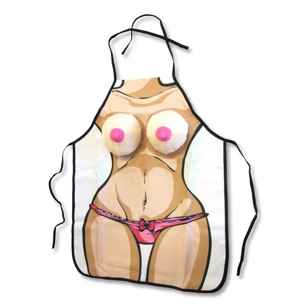Novelty Boobie Apron, One Size