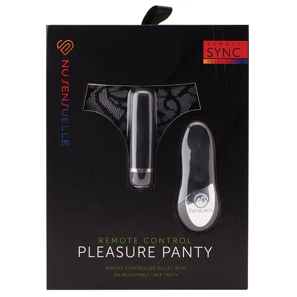 Nu Sensuelle Remote Control Pleasure Panty - Black