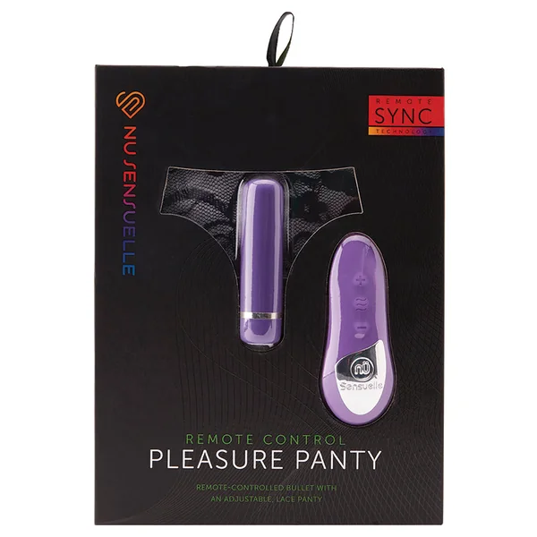 Nu Sensuelle Remote Control Pleasure Panty - Purple