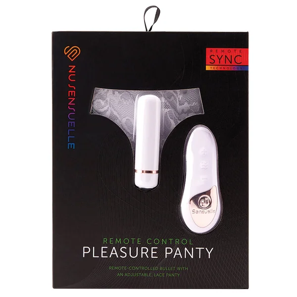 Nu Sensuelle Remote Control Pleasure Panty - White