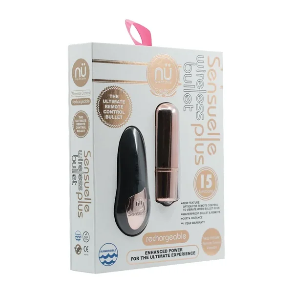 Nu Sensuelle Remote Control Wireless Bullet Plus – Rose Gold