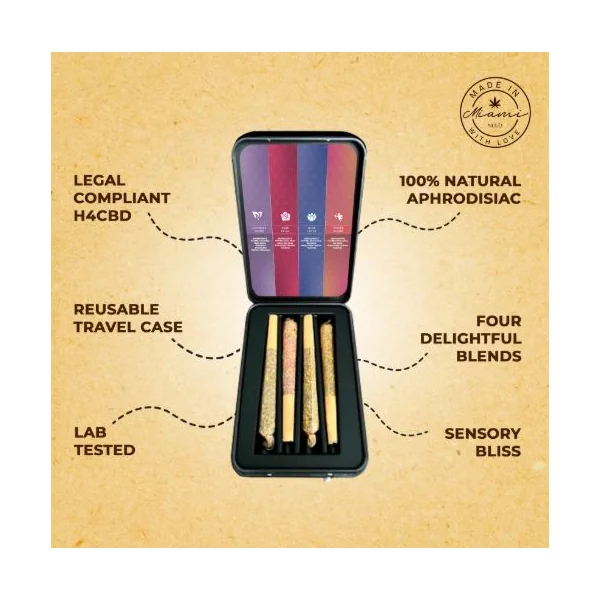 NUUDIES PRE ROLLED 4 FLAVORS MALE