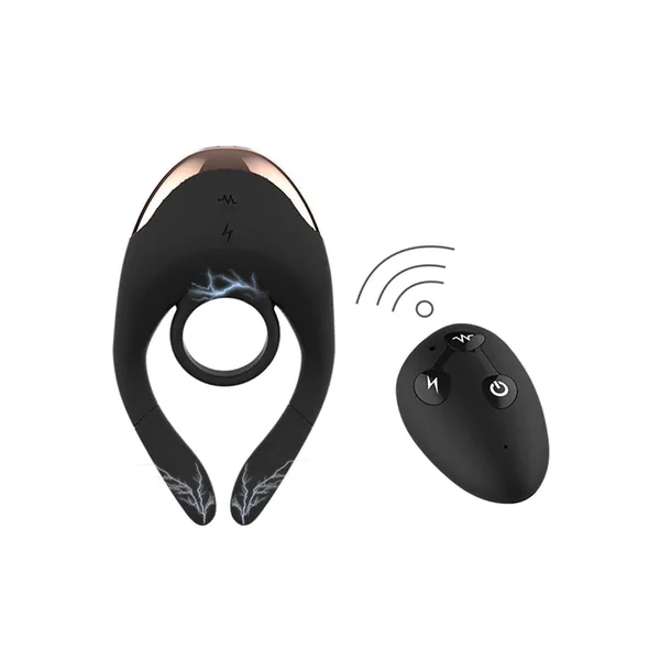 NV Toys Tide Remote Control Electric Shock Vibrating Penis Ring / Couples Vibrator
