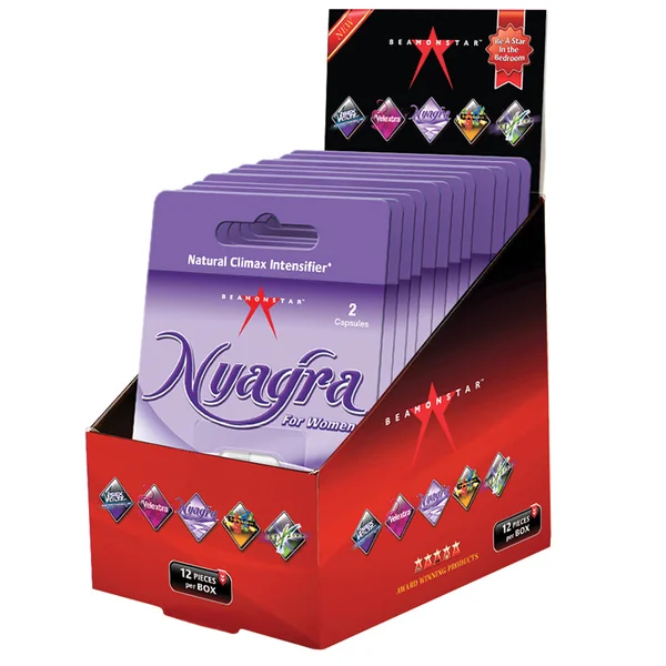 Nyagra Female Climax Intensifier - 2 Pack Display of 12