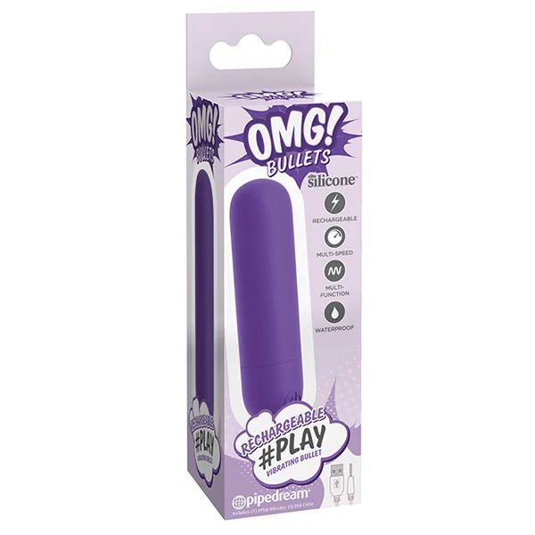 OMG # PLAY RECHARGEABLE BULLET PURPLE