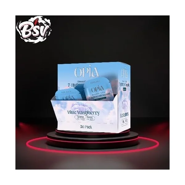 Opia 30ct 7-Hydroxymitragynine 30mg Tablets Blue Raspberry