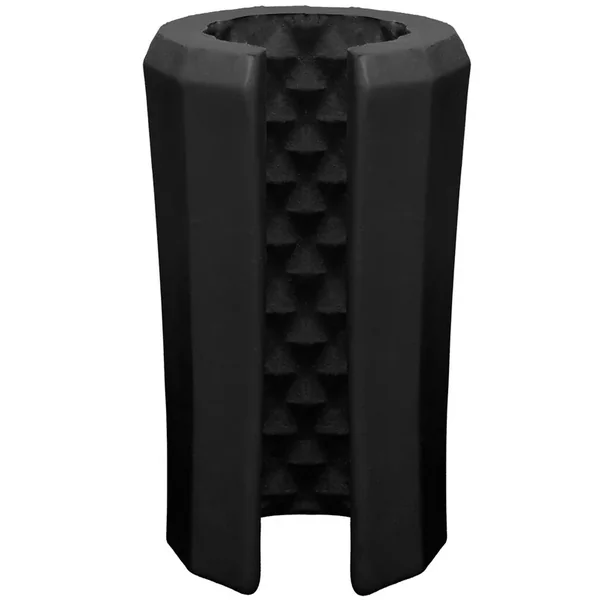 OptiMALE Beaded Truskyn Silicone Masturbator – Black