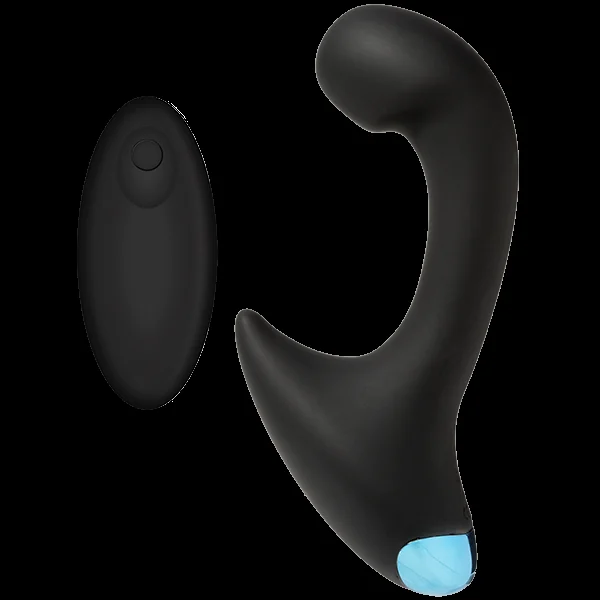 OPTIMALE P-CURVE SILICONE REMOTE RECHARGEABLE BLACK