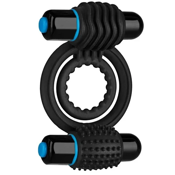 OptiMale Vibrating Double C Ring – Black