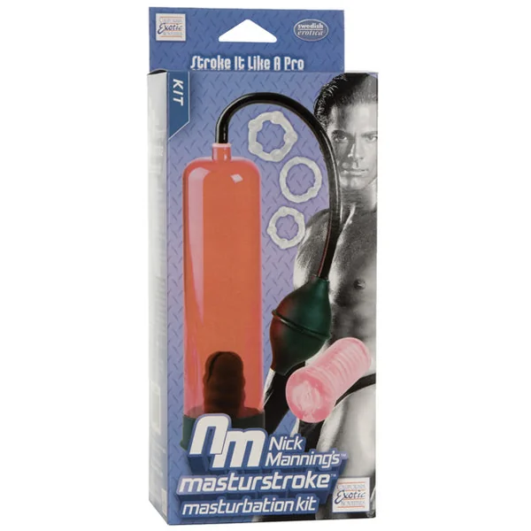 Optimum Series Nick Manning's Masturstroke Masturbation Kit - Red