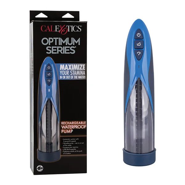 Optimum Series Rechargeable Waterproof Pump - Blue