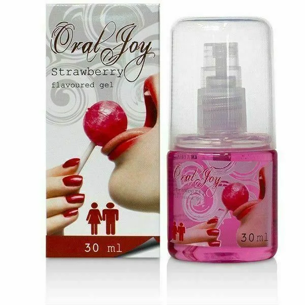 Oral Joy Strawberry Flavored Gel Oral-Sex Edible 1 fl oz / 30ml