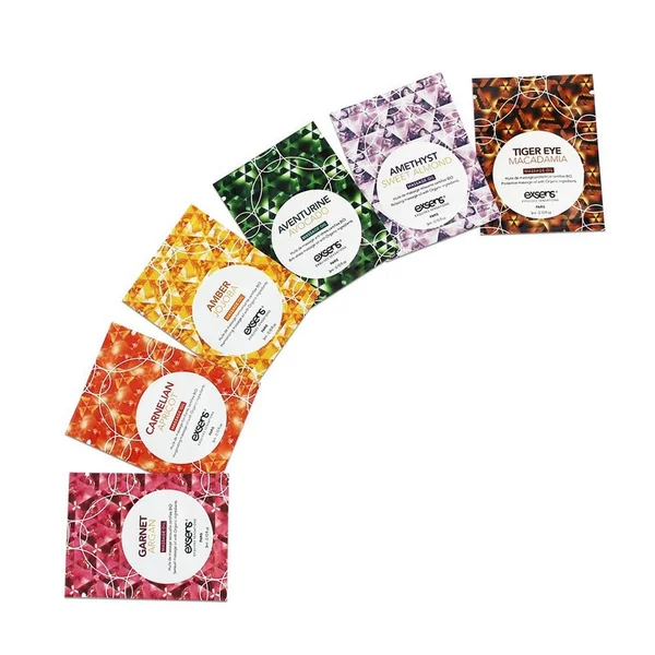 Organic Massage Oil With Crystals Avocado by Exsens