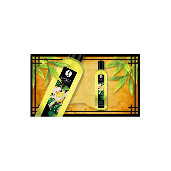 ORGANICA KISSABLE MASSAGE OIL EXOTIC GREEN TEA