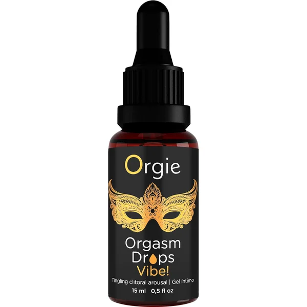 Orgie Orgasm Drops Vibe! Clitoral Arousal Serum - Peach In Syrup 0.5 fl oz