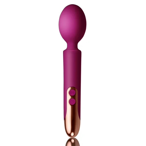 Oriel Silicone Rechargeable Wand Massager – Fuchsia