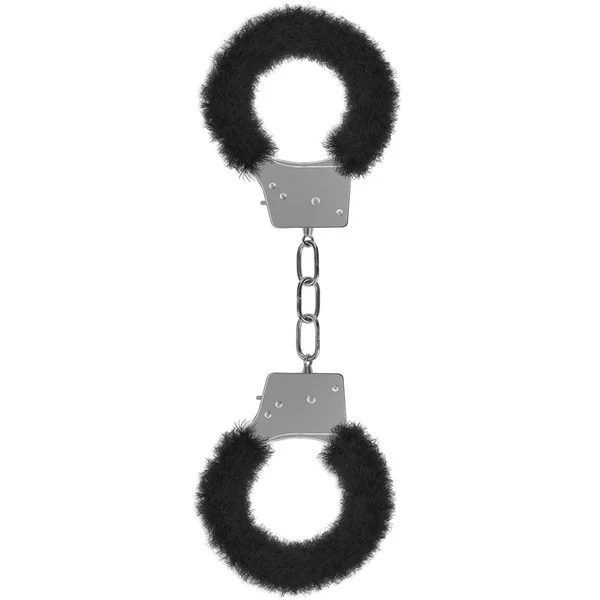 Ouch! Beginner's Furry Handcuffs - Black