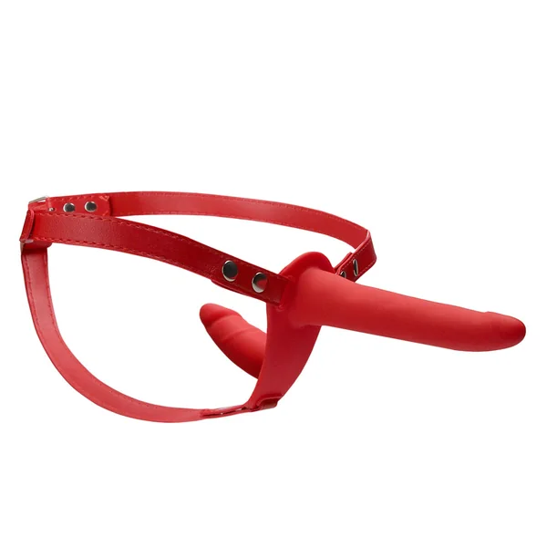 Ouch! - Double Silicone Strap-On - Adjustable