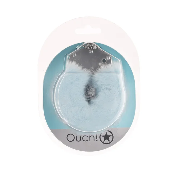 Ouch! – Heavy Duty Fluffy Cuffs – Powder Blue