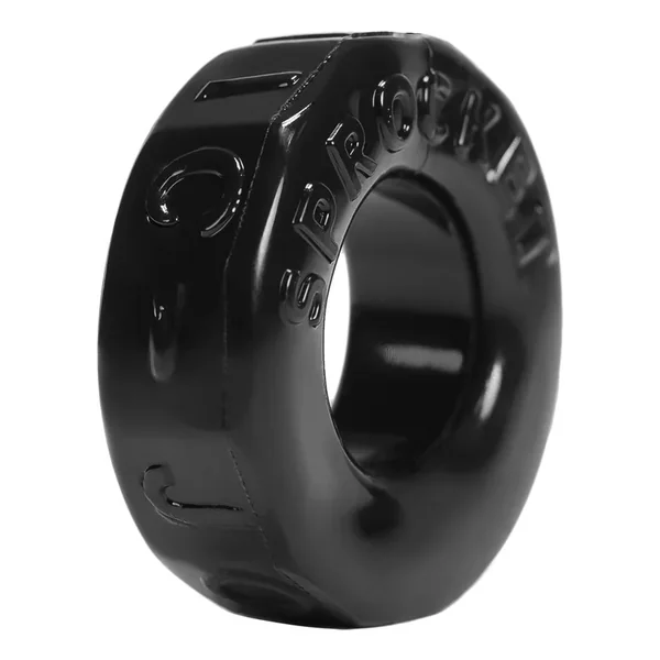 Oxballs Atomic Jock Sprocket Super Stretchy Cock Ring 2.8in- Black