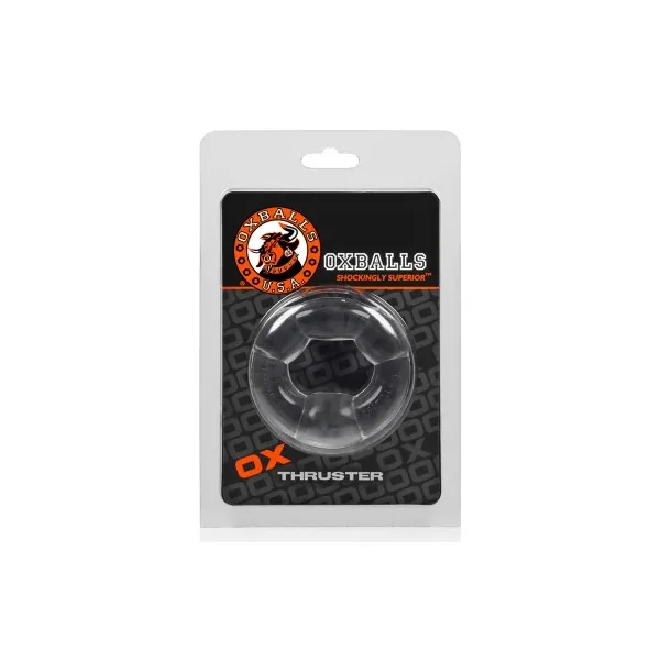 OxBalls Thruster Cock Ring, Clear