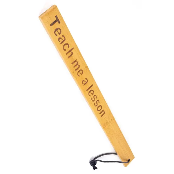 Paddle BDSM - "Teach Me / Rule Me" Bamboo 40 cm | Precise & Intense Spankings