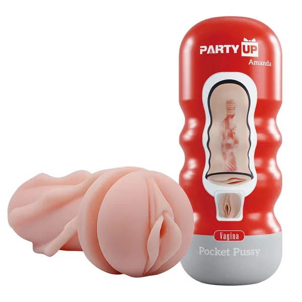 Party Up AMANDA Pocket Pussy – Flesh Vagina Stroker