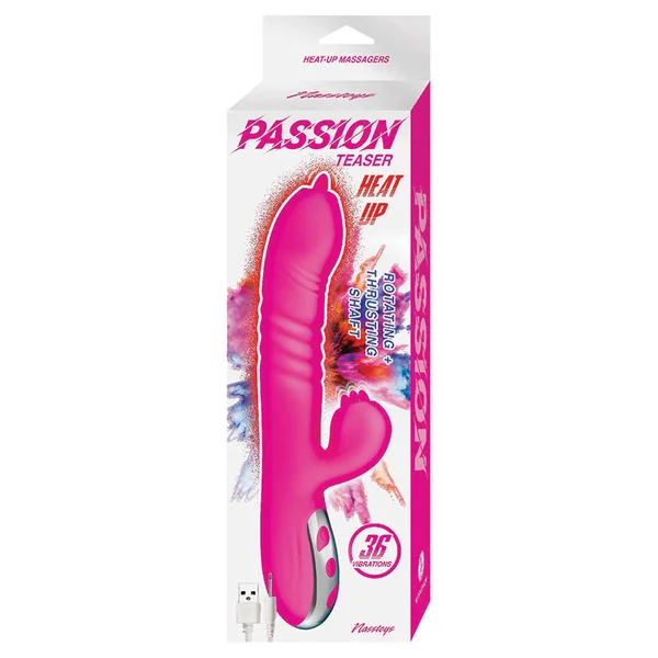 Passion Teaser Heat Up Dual Stimulator - Pink