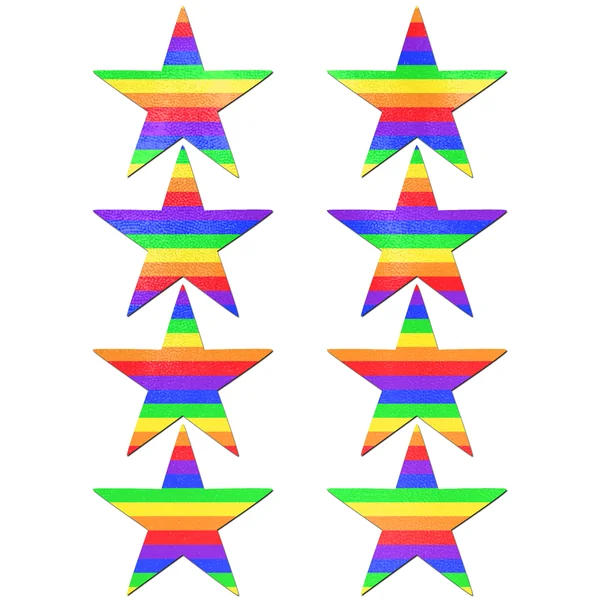 PASTEASE BODY MINIS 8PC RAINBOW STAR