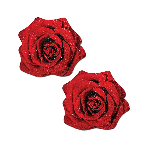 Pastease Glitter Velvet Blooming Rose Pasties