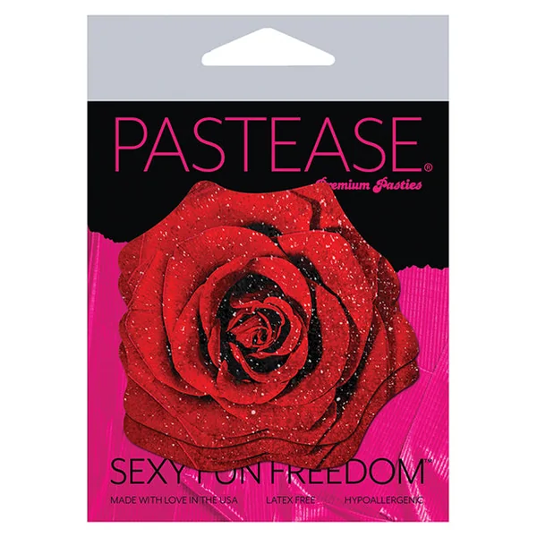 Pastease Glitter Velvet Blooming Rose - Red O-s