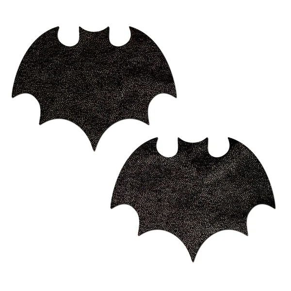 PASTEASE LIQUID BLACK BAT NIPPLE PASTIES