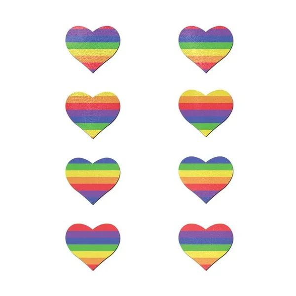 Pastease Mini Rainbow Heart – Pack of 8 O/S